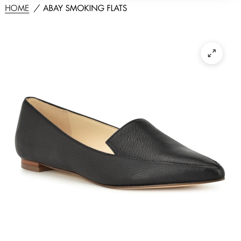 Nine West Black Leather Loafers